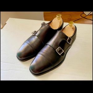 Ralph Lauren double monk strap size 8